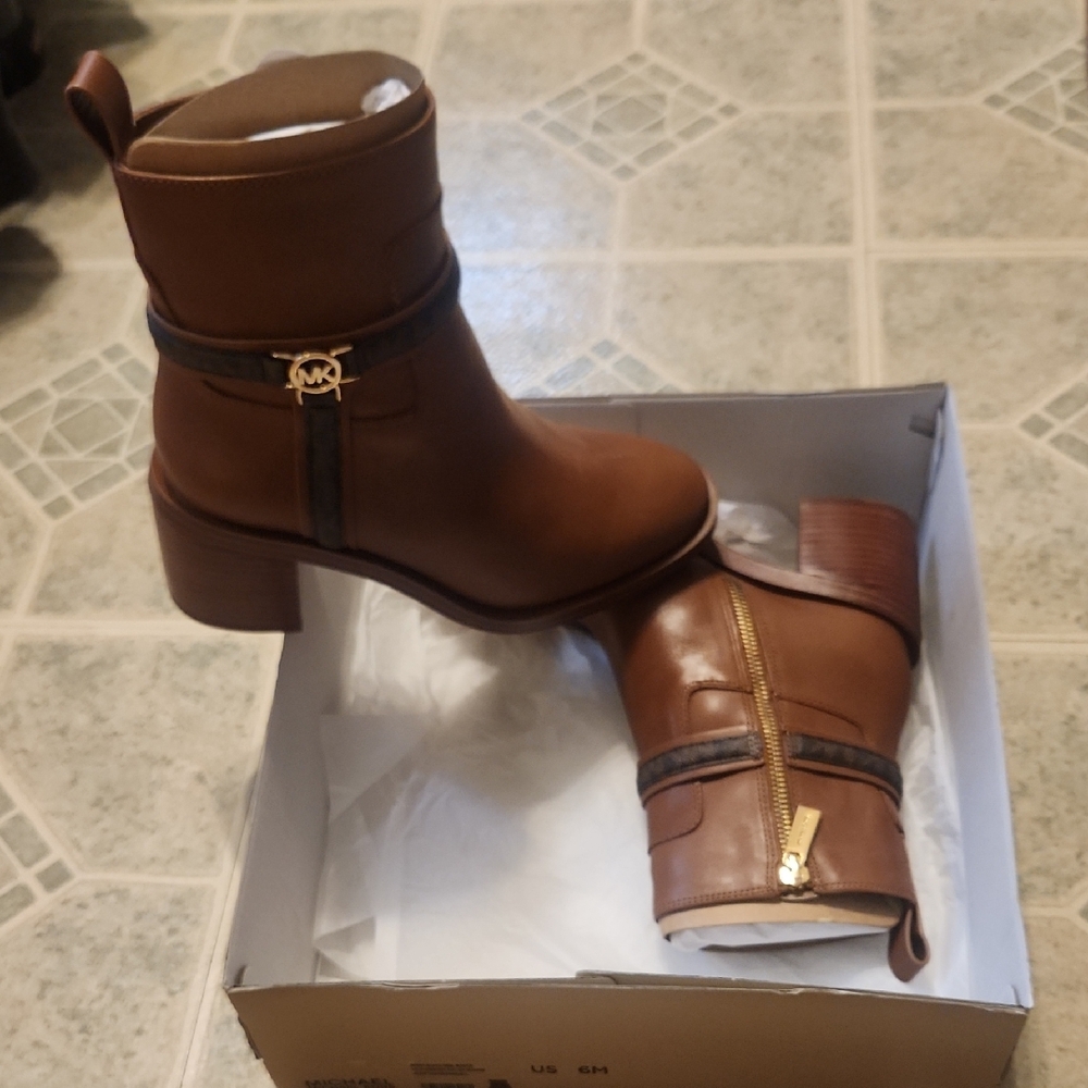 Michael Kors Brown Ankle Boots